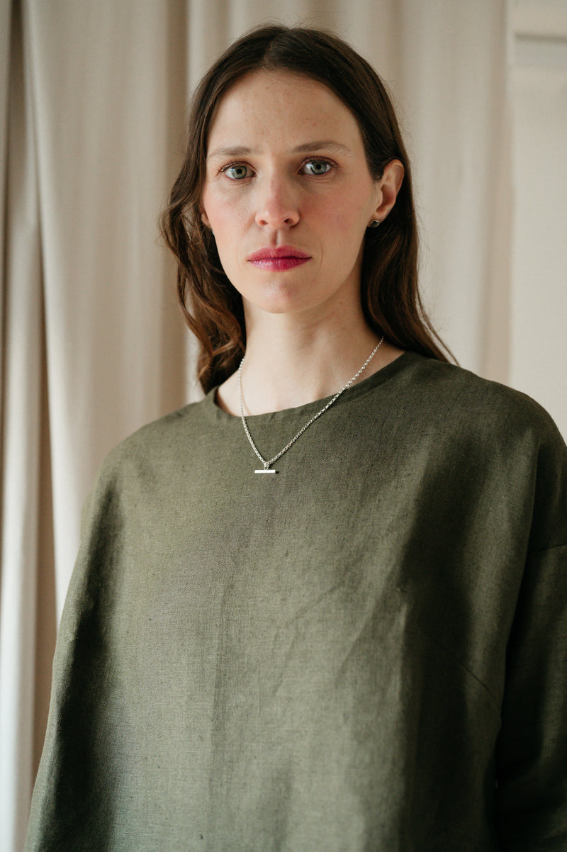 minimalist bar necklace