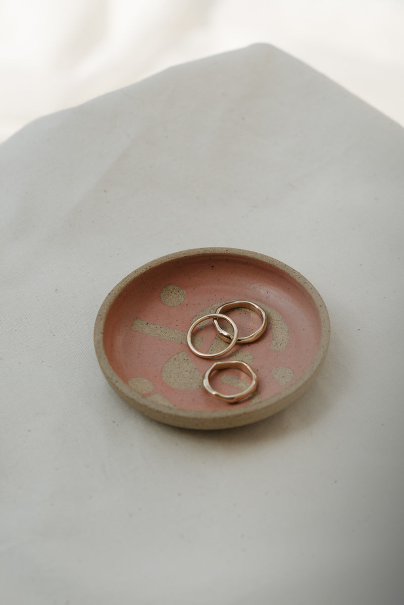 Handmade ceramic jewellery dish by Studio Adorn and Sarah Horlock Ceramics