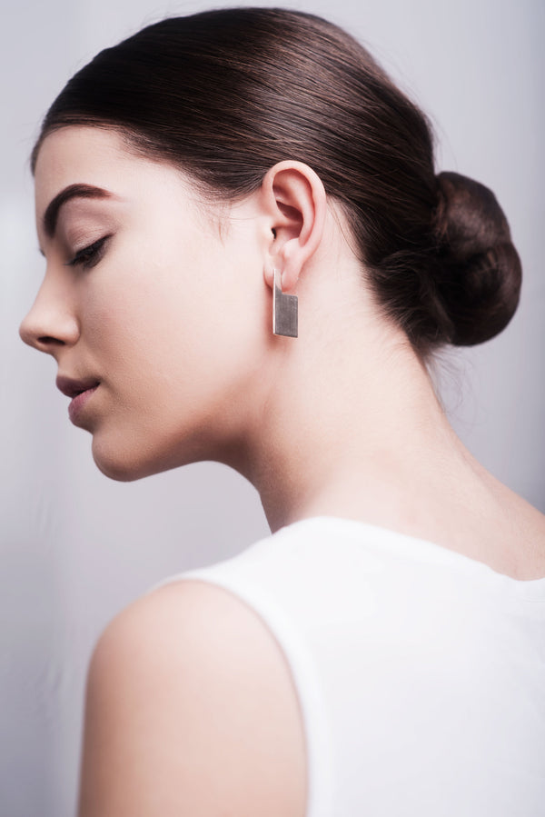 Block Stud Earrings | Archive Collection | Studio Adorn