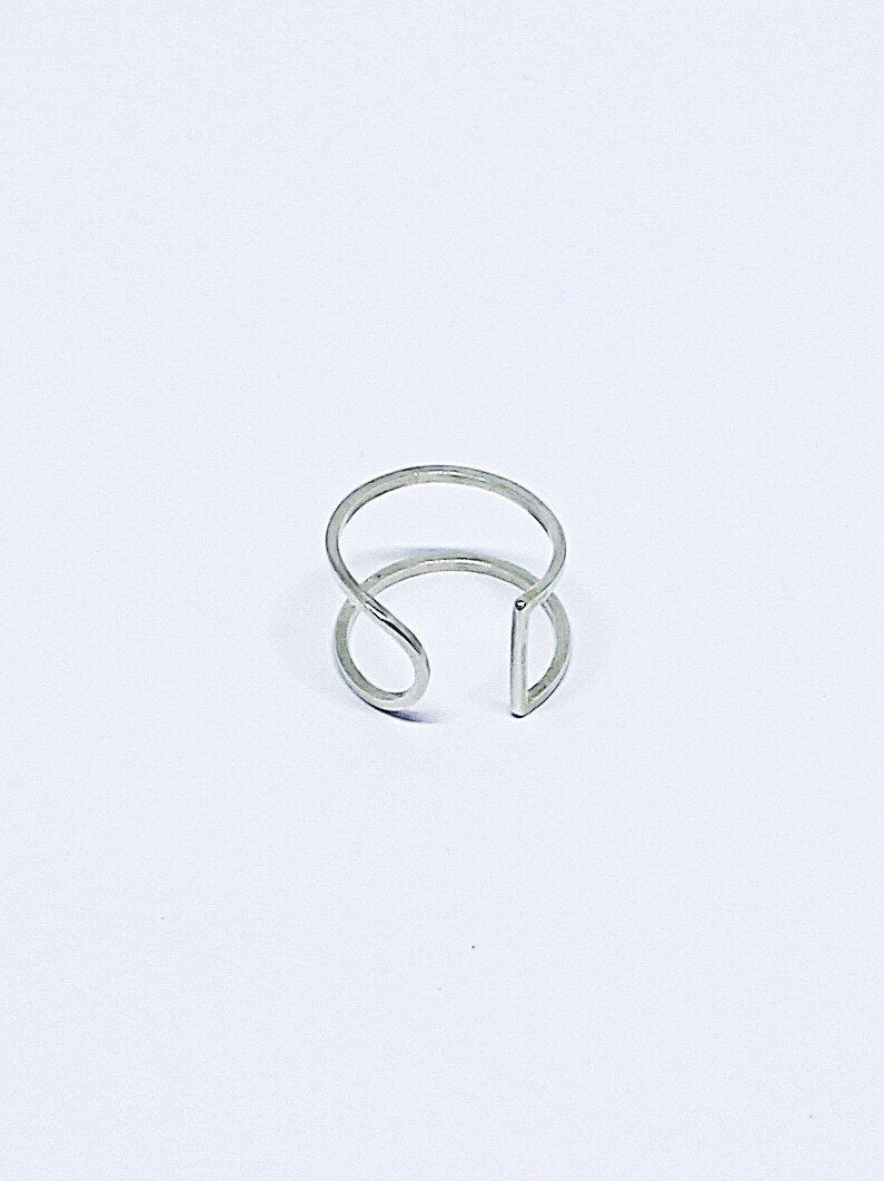 Asymmetric Gap Ring | Archive Collection | Studio Adorn Jewellery