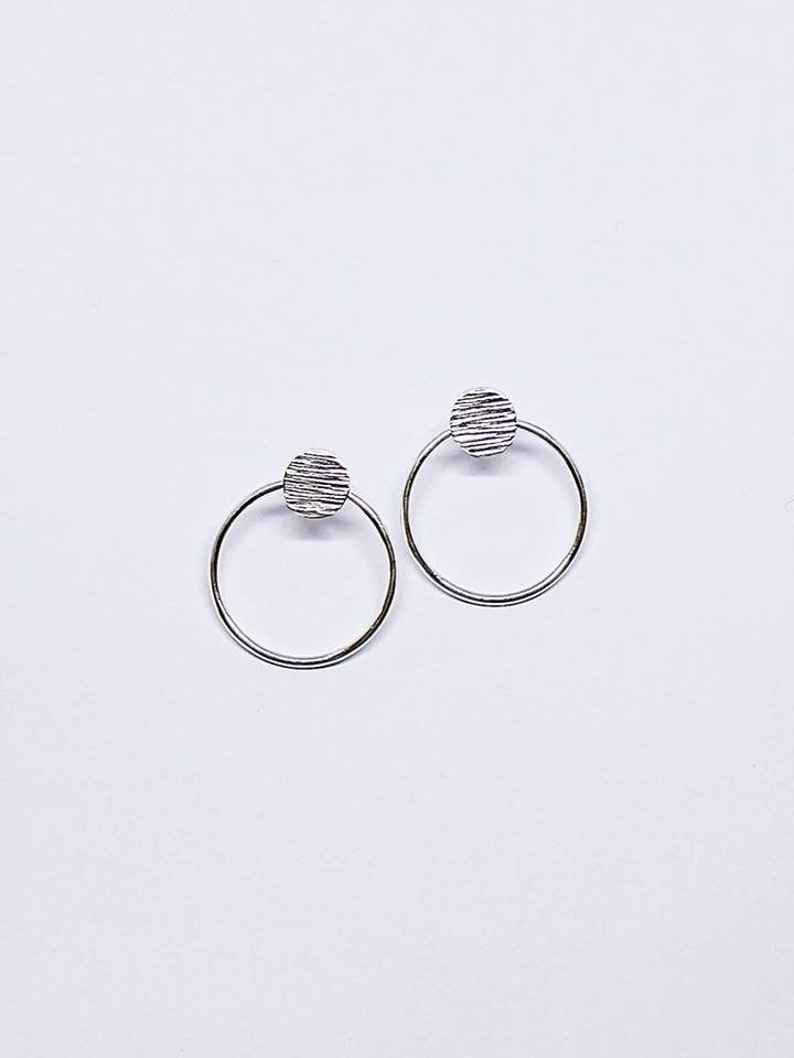Double Circle Stud Earrings | Archive Collection | Studio Adorn Jewellery