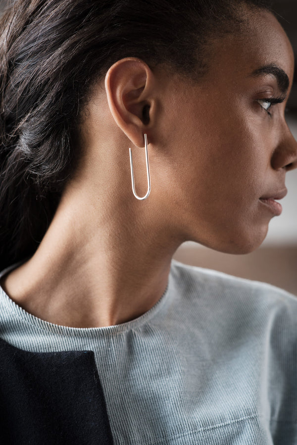 Statement Arch Hoops - Studio Adorn Archive Collection