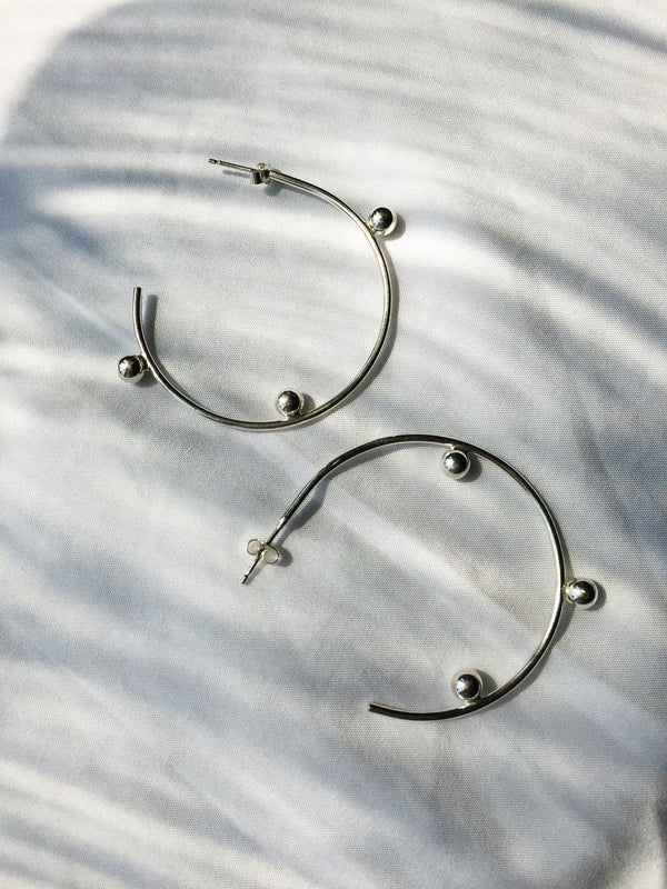 Bobble Hoop Earrings | Archive Collection | Studio Adorn Jewellery