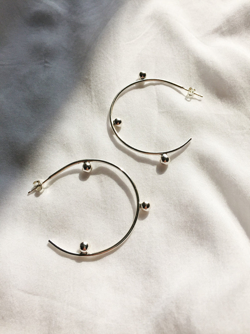 Bobble Hoop Earrings | Archive Collection | Studio Adorn Jewellery