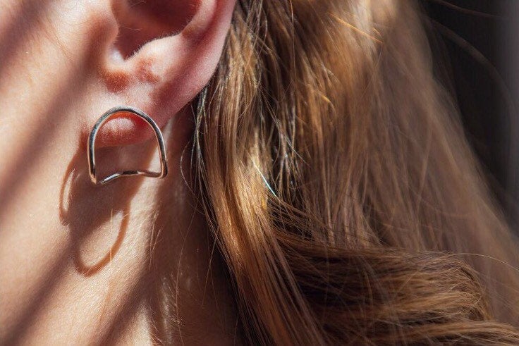 Wave Stud Earrings | Archive Collection | Studio Adorn Jewellery