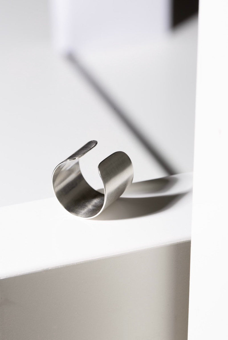 Minimal gap stacking ring handmade by Studio Adorn