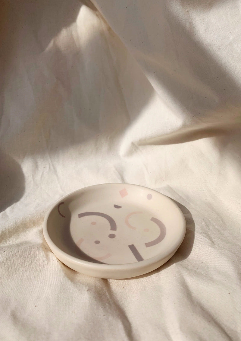 Handmade ceramic jewellery dish by Studio Adorn and Sarah Horlock Ceramics