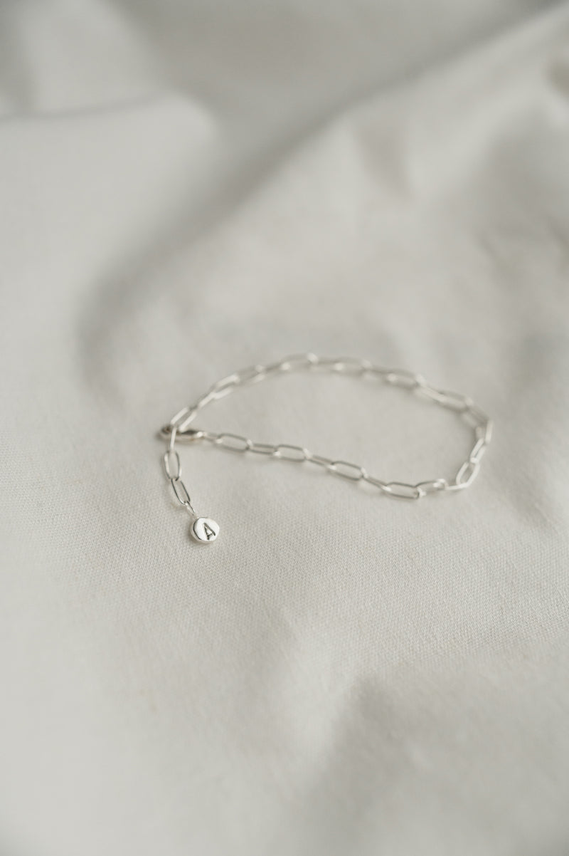 Sterling Silver Link Bracelet By Studio Adorn
