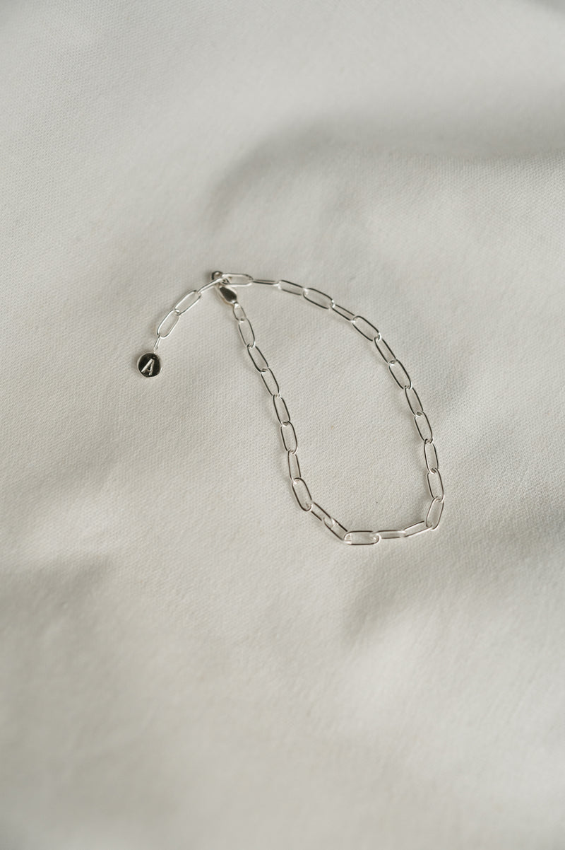 Sterling Silver Link Bracelet By Studio Adorn