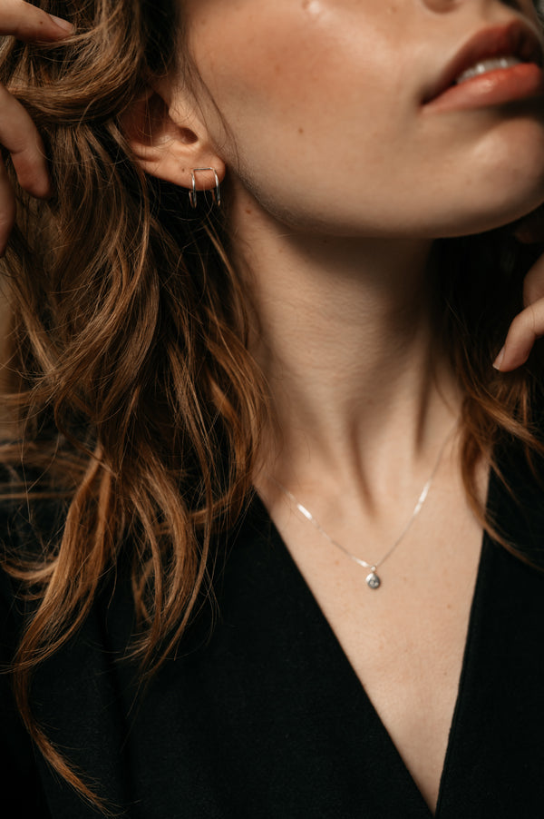 Studio Adorn - Parallel Line Hoop Earrings